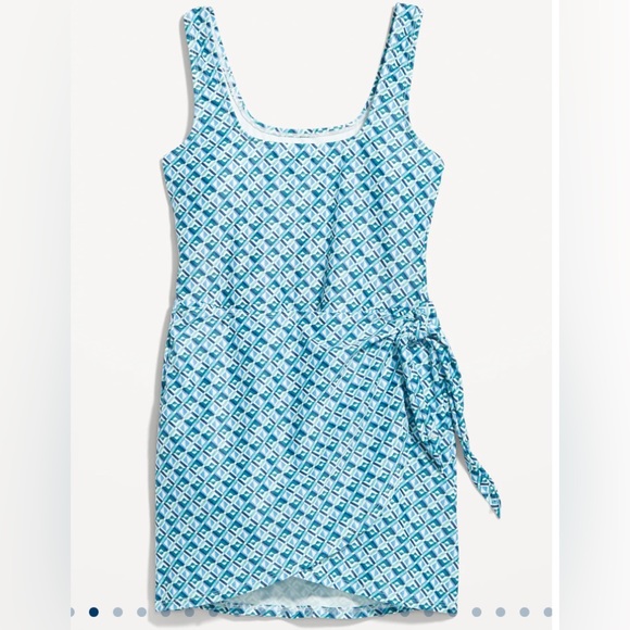 Old Navy Swimsuit Dress Wrap Style NWT - Picture 2 of 5
